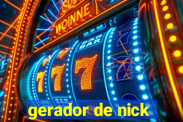 gerador de nick